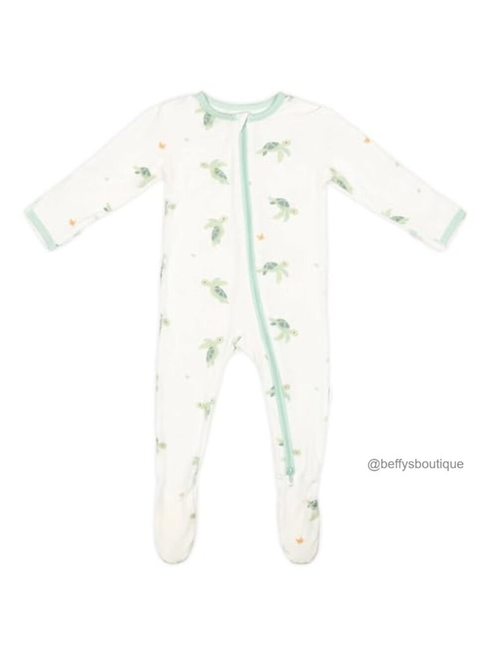 Baby Footie Pajamas Newborn Sleeper, 95% Viscose and 5% Spandex, Breathable,